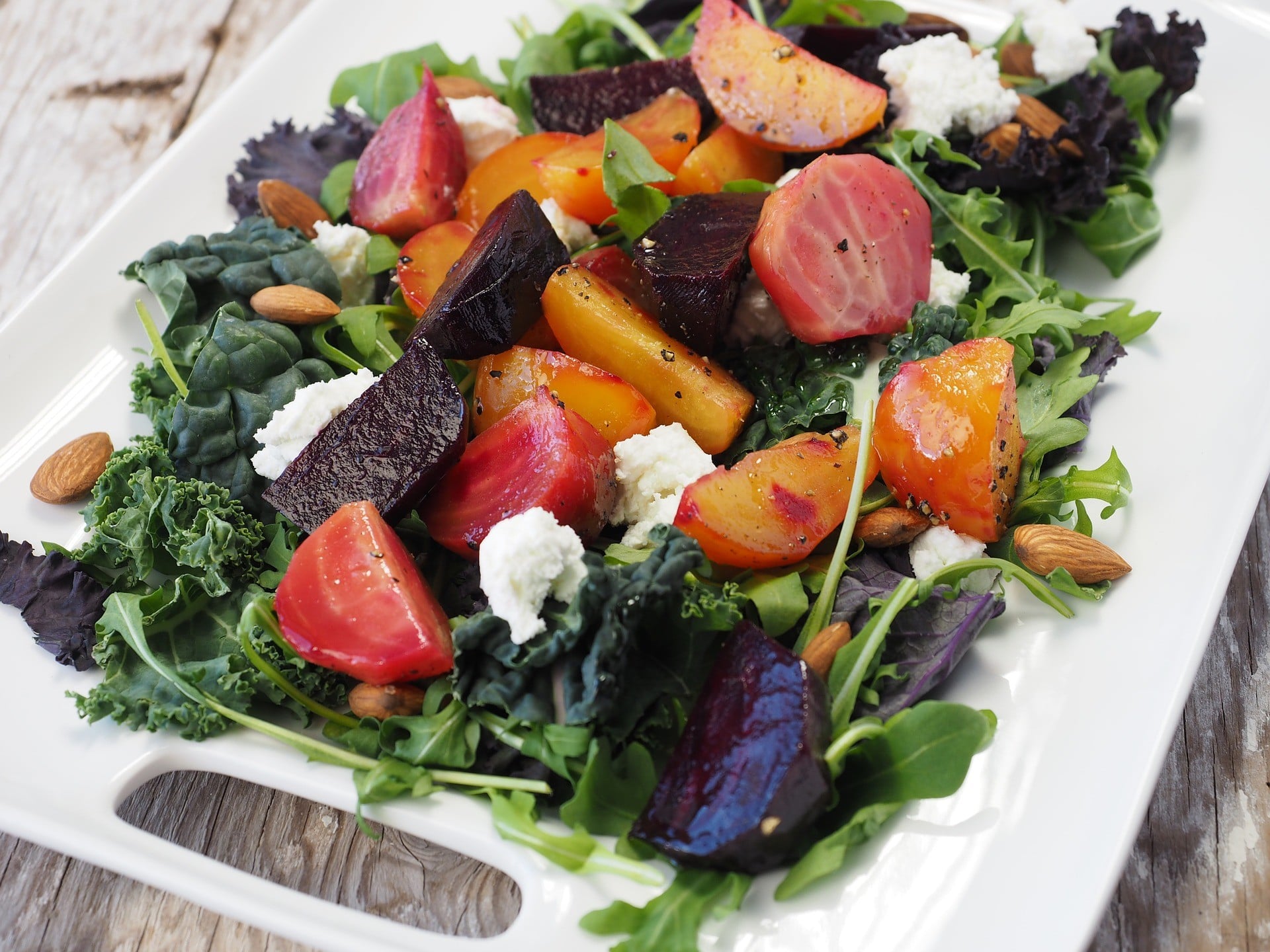 Healthy food on a plate